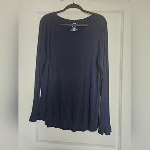Maurices Navy Blue Long Sleeve Top